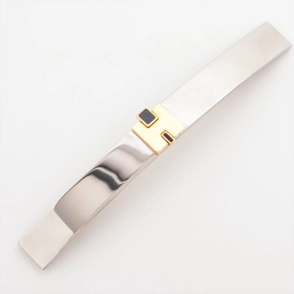 Hermes Eileen GM Barrette Hair Accessory Silver Women's